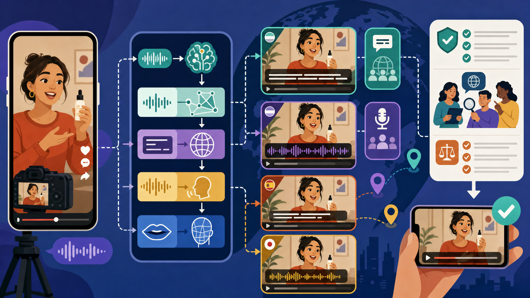 How to Automate Localization of UGC Video Ads with AI Subtitles and Voiceovers